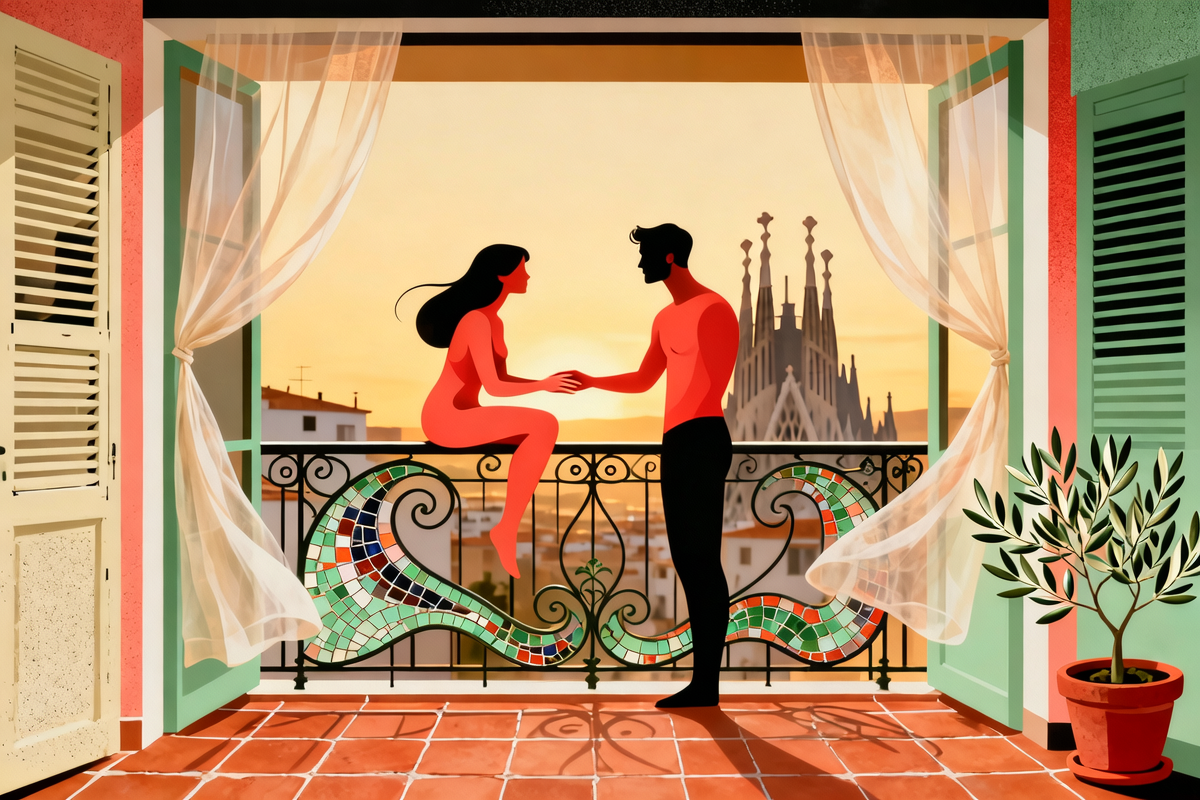 La postura suspendida: mi noche en un Airbnb con vistas a la Sagrada Familia